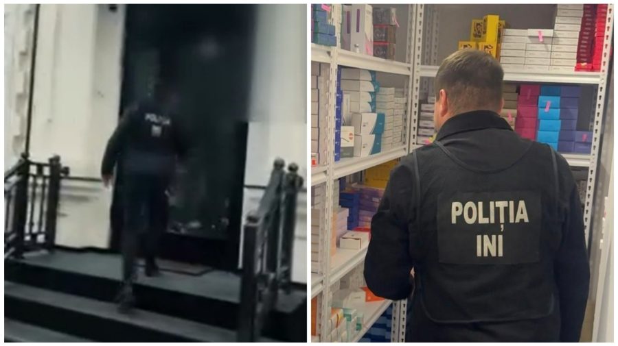 VIDEO Percheziții la mai multe centre medicale și saloane de frumusețe: Produse de peste trei milioane de lei, ridicate