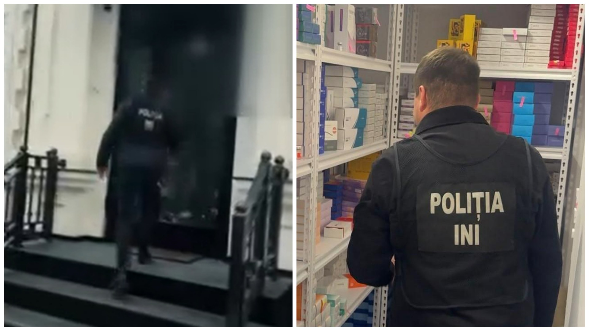 VIDEO Percheziții la mai multe centre medicale și saloane de frumusețe: Produse de peste trei milioane de lei, ridicate