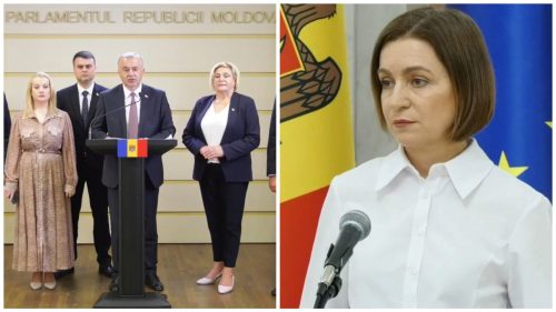 VIDEO Procedura de suspendare a Maiei Sandu, inițiată de opoziție: Proiectul a fost înregistrat la Parlament