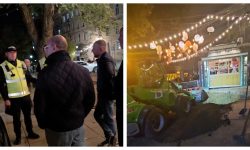 VIDEO Săpături în centrul capitalei; poliția lângă groapă! Ce s-a întâmplat