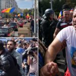 VIDEO În Piața Victoriei au izbucnit din nou violențe: 26 de manifestanți reținuți și 24 de răniți