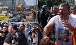VIDEO În Piața Victoriei au izbucnit din nou violențe: 26 de manifestanți reținuți și 24 de răniți