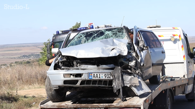 Accident grav la Căușeni: Șase persoane rănite, trei în stare gravă