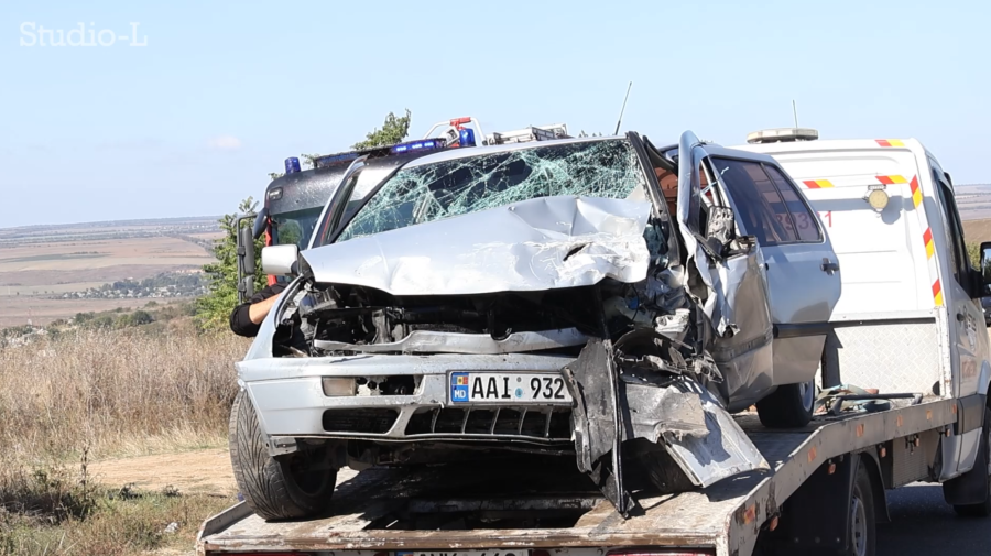 Accident la Căușeni: Șase persoane rănite, trei în stare gravă