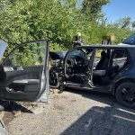 FOTO Accident grav la Anenii Noi: Trei persoane rănite, dintre care doi polițiști