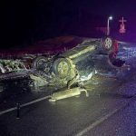 Accident cumplit în raionul Strășeni: o fetiță de 6 ani, în stare gravă după ce mașina a ajuns într-un canal