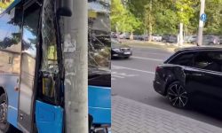 Detalii despre accidentul din capitală, în care este implicat un autobuz