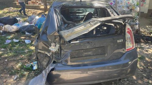 Un tânăr fără permis, beat și cu o mașină furată, a făcut accident la Cojușna