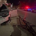 La un pas de a ajunge cu mașina într-o farmacie! Accident violent în Chișinău din cauza unui șofer beat
