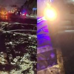 Accident în regiunea transnistreană! Un șofer nu a văzut sensul giratoriu din cauza întunericului și a intrat în el