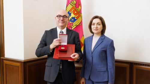 Ambasadorul Poloniei în Republica Moldova, decorat de Maia Sandu cu „Ordinul Onoarei”