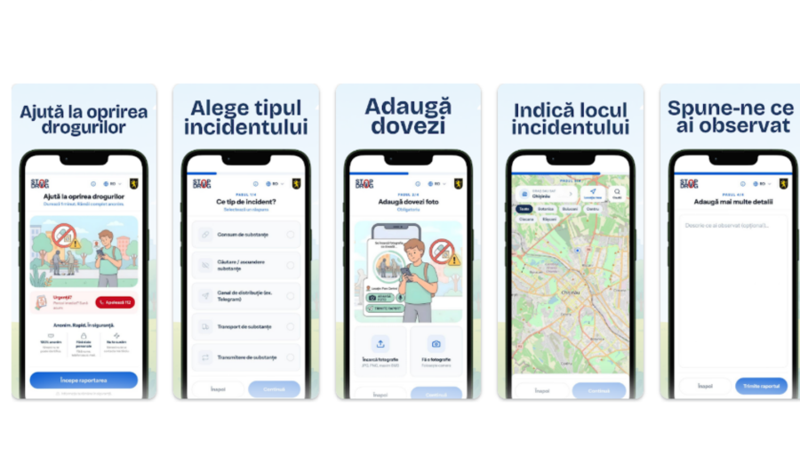 Elevii pot denunța anonim situațiile legate de droguri: A fost lansată aplicația „STOP-DROG”