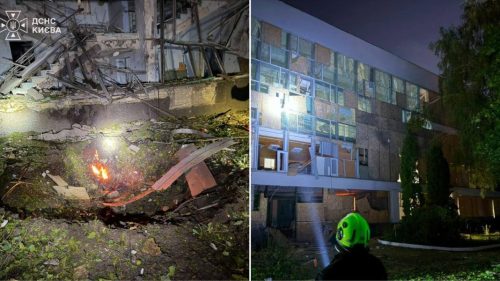 12 persoane, inclusiv doi copii, au fost rănite în urma unui atac asupra Kievului