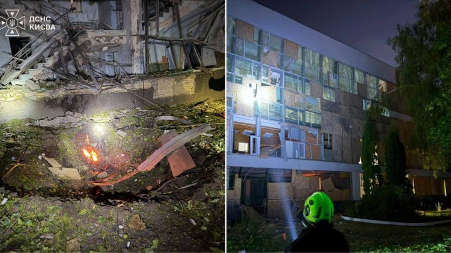 12 persoane, inclusiv doi copii, au fost rănite în urma unui atac asupra Kievului