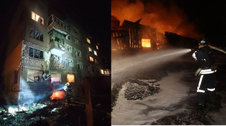 Rusia a atacat Ucraina cu drone și rachete balistice. Sunt doi morți și zece răniți