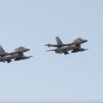 O dronă a intrat în spațiul aerian al României. Două avioane F-16, ridicate de la sol