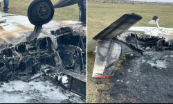 Un avion de mici dimensiuni a aterizat forțat pe pista Aerodromului Iași. Pilotul a fost rănit
