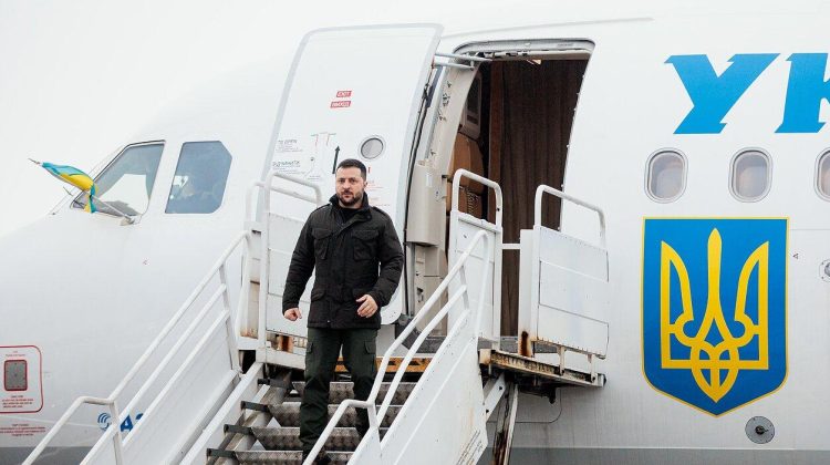 Avionul lui Zelenski, întârziat în Moldova. Premierul Norvegiei vorbește despre o dronă, Guvernul vine cu explicații