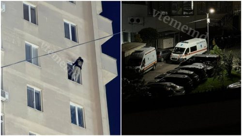 Un bărbat, în pericol la etajul 11 al unui bloc de pe bulevardul Decebal. Salvatorii au intervenit