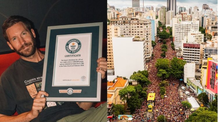 DJ-ul Calvin Harris, record mondial la São Paulo: 1,6 milioane de oameni au participat la show-ul său