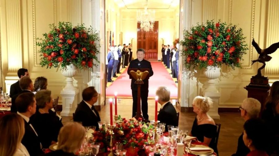 Meniu special pentru Trump și Xi. Ce au mâncat la cina de stat de la Casa Albă