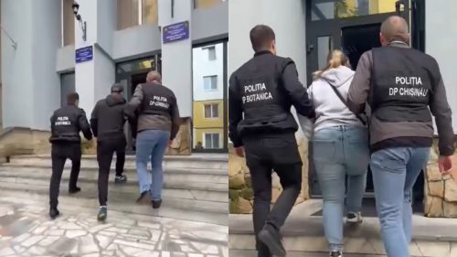 VIDEO El spărgea lacătele, ea stătea de șase: Cuplu, reținut pentru furturi din apartamente