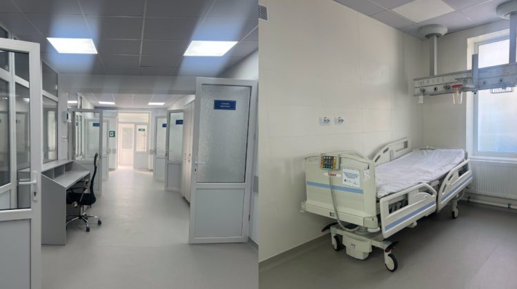 Secția de reanimare a Spitalului din Telenești, redeschisă după lucrări de modernizare. Care este valoarea investiției