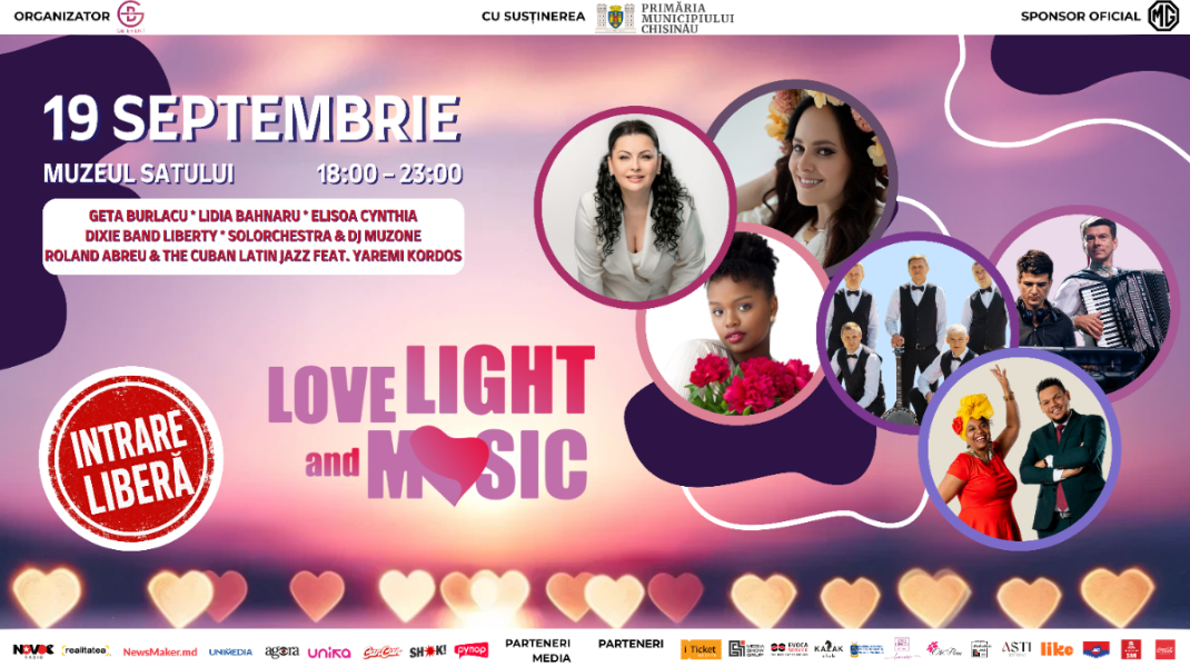 Love, Light & Music Fest revine la Chișinău: Muzică, lumini și distracție pe 19 septembrie