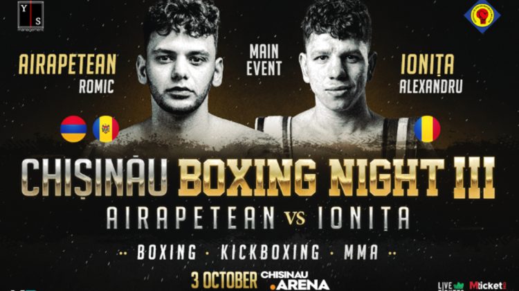 Moldova vs România în main event-ul Chișinău Boxing Night 3