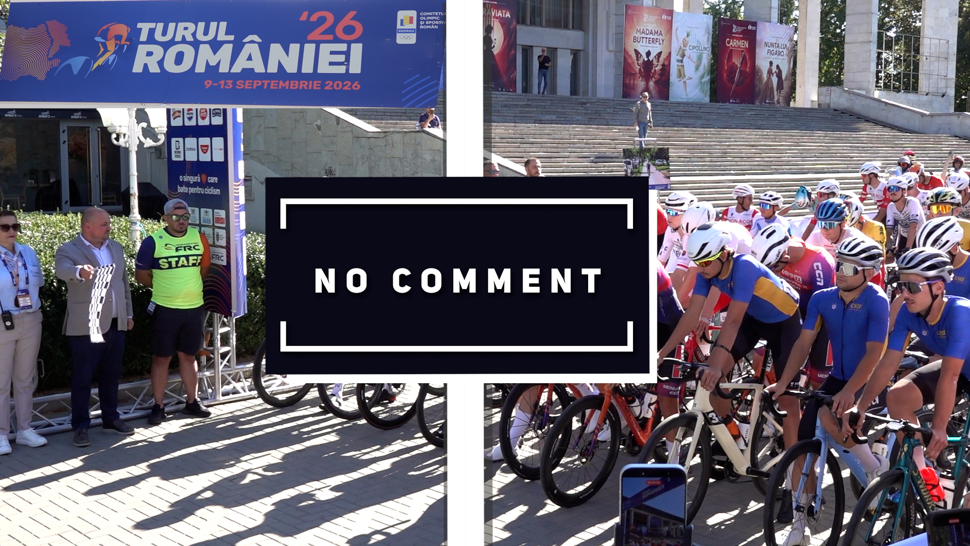 NO COMMENT Start istoric la Chișinău pentru Turul României 2026. Participă peste 130 de cicliști din 16 țări