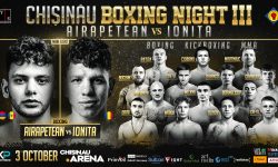 Chișinău Boxing Night 3 revine pe 3 octombrie la Chișinău Arena