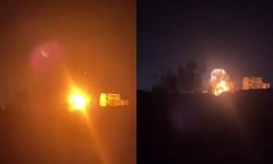 Momentul în care o dronă ar fi explodat la Anenii Noi