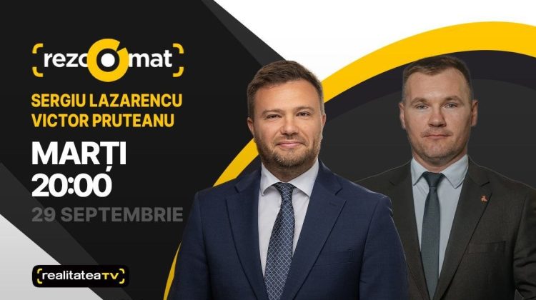 Deputatul PAS, Sergiu Lazarencu și viceprimarul Victor Pruteanu, invitații emisiunii Rezoomat