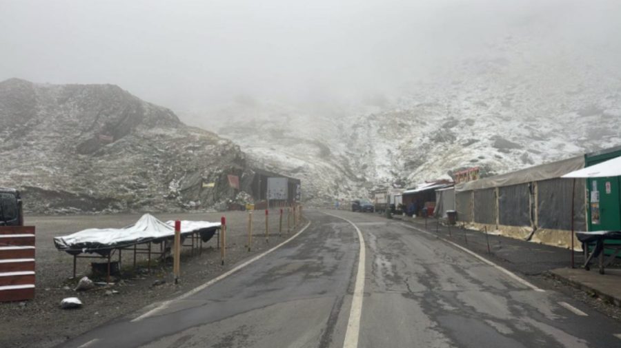 A nins pe Transfăgărășan, cu o lună mai devreme decât anul trecut