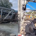 VIDEO Un pod din România s-a prăbușit. Traficul a fost deviat