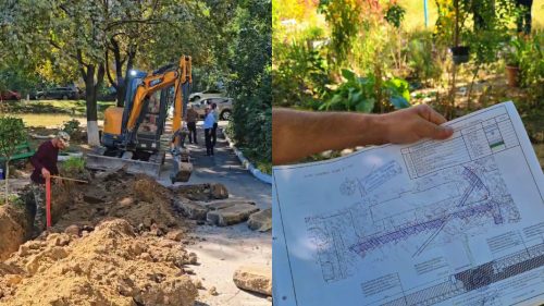 Parcări, teren de fitness și zonă de odihnă: O curte din sectorul Buiucani intră în reabilitare