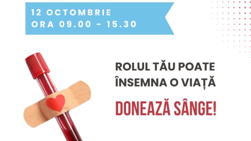 35 de ani pe scenă. 35 de litri pentru viață: campanie de donare de sânge la TNEI