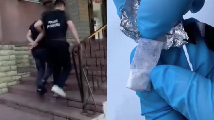 VIDEO Curier de droguri, încătușat în Chișinău. Riscă până la 5 ani de închisoare