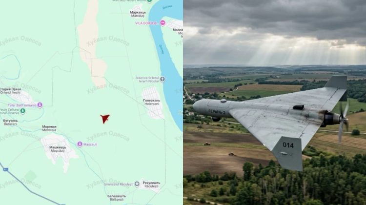 A doua dronă care survolează deasupra Moldovei miercuri! Spațiul aerian a fost închis parțial