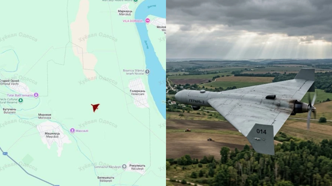 A doua dronă care survolează deasupra Moldovei miercuri! Spațiul aerian a fost închis parțial