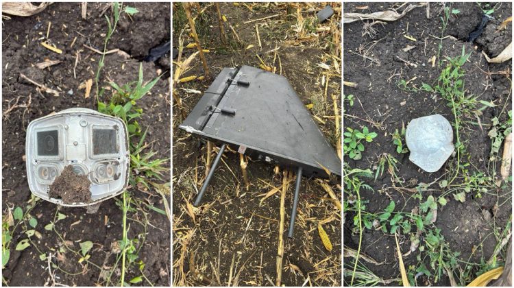 VIDEO Poliția, despre drona depistată în raionul Florești: „Este pentru prima dată…”