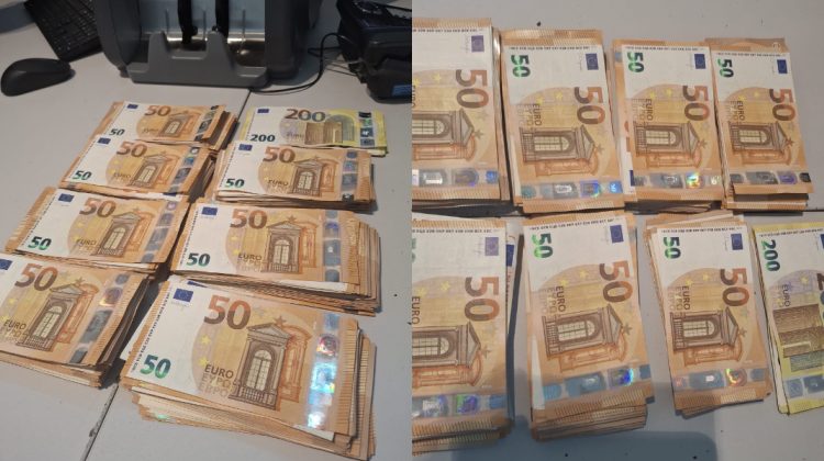 VIDEO Rucsac transformat în „safeu”: Un străin nu a declarat peste 31 de mii de euro vameșilor