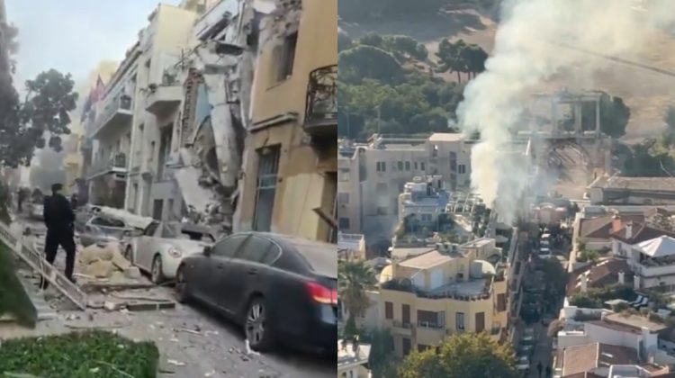 VIDEO Explozie în centrul Atenei: O clădire s-a prăbușit parțial, iar câteva persoane au fost rănite