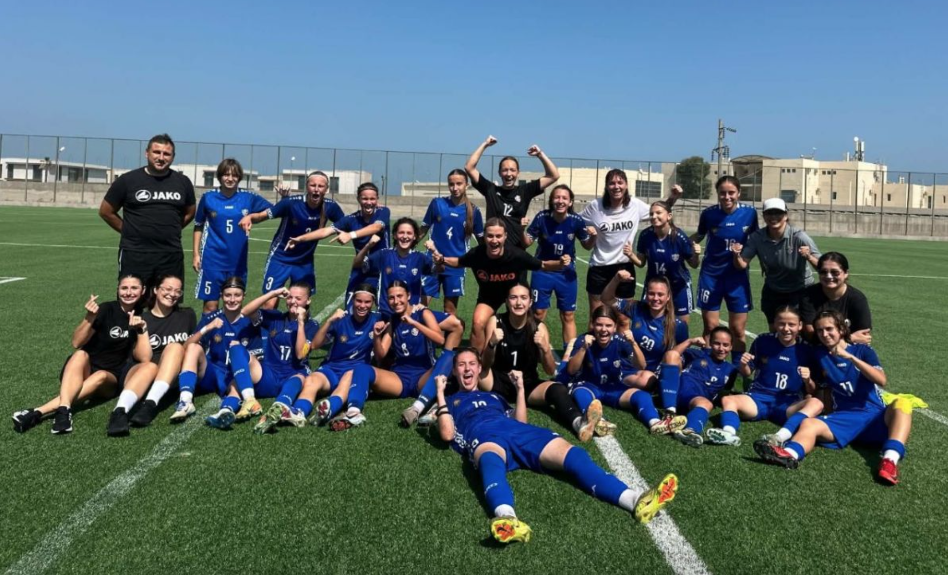 Naționala feminină de fotbal U-19 a obținut două victorii în amicalele cu Azerbaidjan