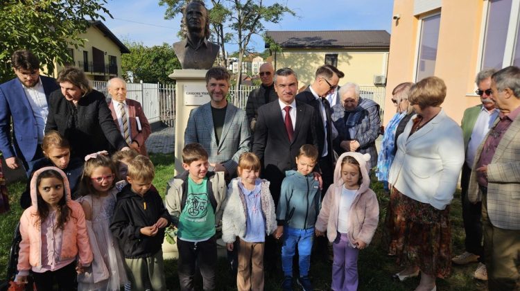 Grigore Vieru, între memorie și poezie. Bustul poetului, inaugurat la Iași, la grădinița care îi poartă numele