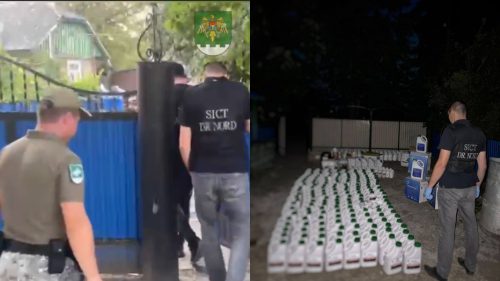 VIDEO Percheziții acasă la un bărbat din Briceni. Ce au găsit polițiștii de frontieră