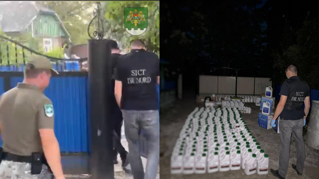 VIDEO Percheziții acasă la un bărbat din Briceni. Ce au găsit polițiștii de frontieră