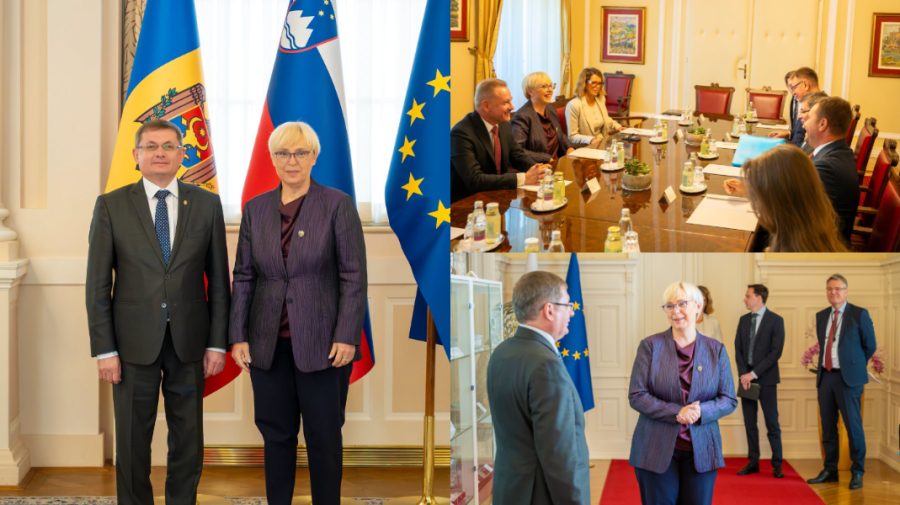 Igor Grosu, la Ljubljana: A discutat cu președinta Sloveniei despre securitatea din regiune