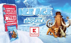 Colecția de figurine Ice Age și tombolă cu premii! O nouă experiență de cumpărături cu Kaufland Card XTRA