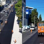 VIDEO Strada Mitropolit Dosoftei, aproape de finalizarea lucrărilor: Se aplică ultimul strat de asfalt